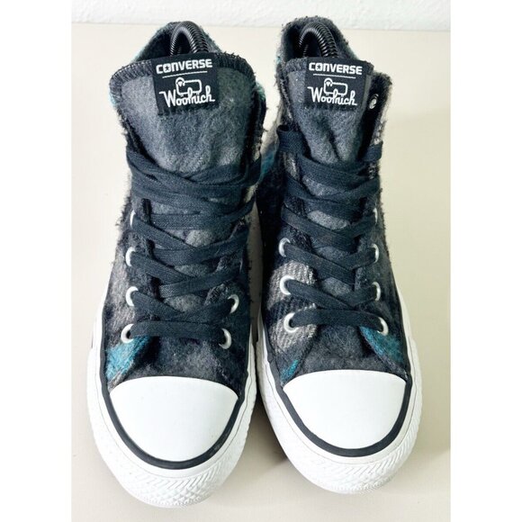 Converse x Woolrich Chuck Taylor Wool Plaid (Women Sz 6 Men Sz 4 ) All Star EUC - Picture 2 of 7